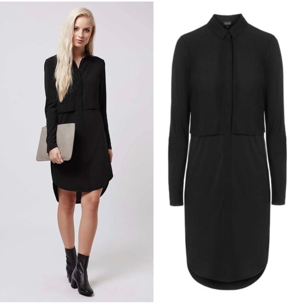 Topshop Hybrid Shirt Dress